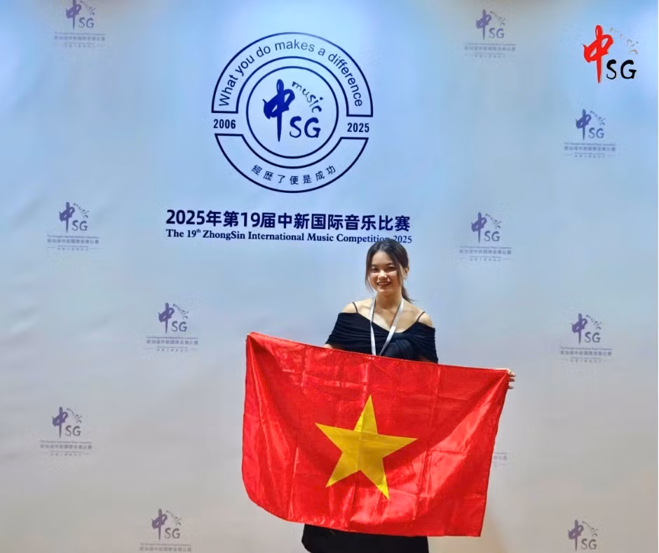 Nguyễn Thị Minh Nhật tại cuộc thi.