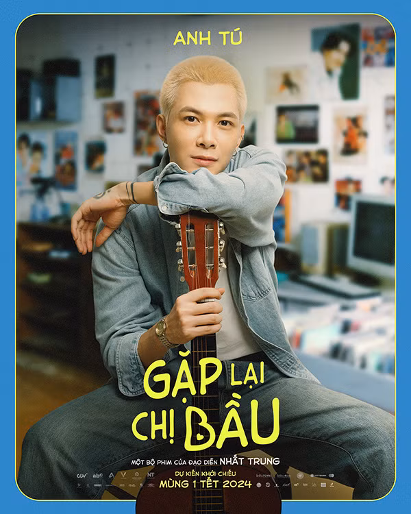 Anh Tú trong poster. Anh Tú trong poster.