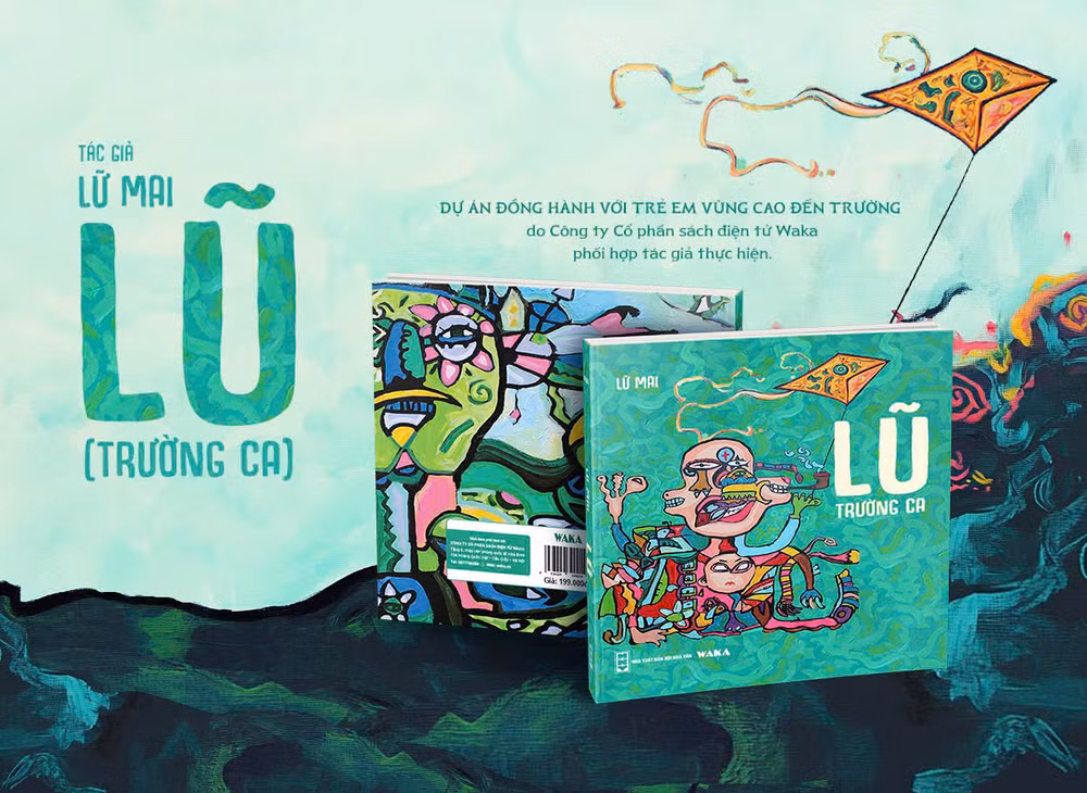 Trường ca “Lũ” của nhà thơ Lữ Mai. (Ảnh: NVCC) Trường ca “Lũ” của nhà thơ Lữ Mai. (Ảnh: NVCC)