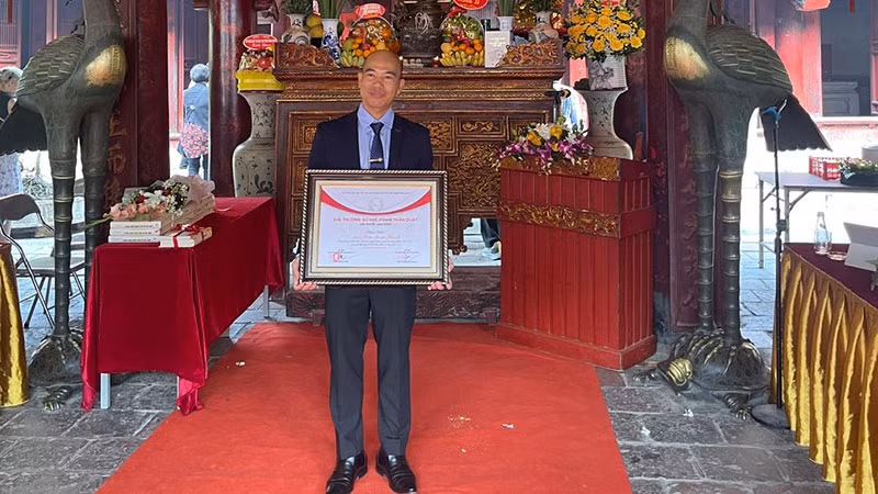Tiến sĩ Trần Xuân Thanh giành giải nhất.