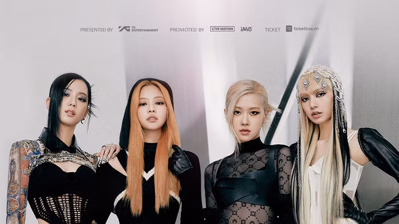 Nhóm nhạc nữ BLACKPINK. (Ảnh: Poster quảng cáo concert)