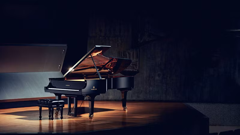 Cây đàn piano Yamaha CFX trị giá 7,5 tỷ đồng. Cây đàn piano Yamaha CFX trị giá 7,5 tỷ đồng.