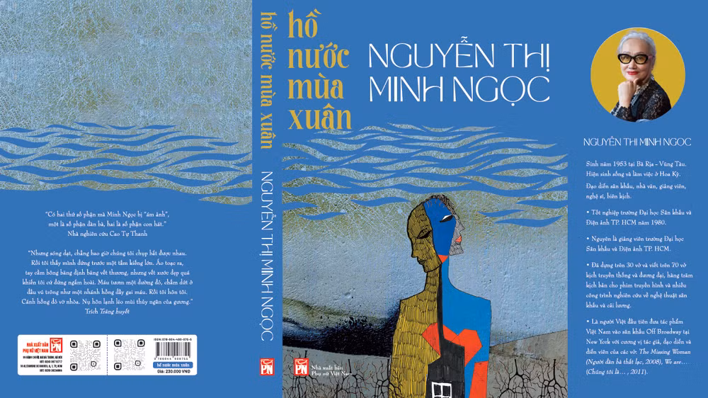 Bìa cuốn "Hồ nước mùa xuân". (Ảnh: Nhà xuất bản Phụ nữ Việt Nam)