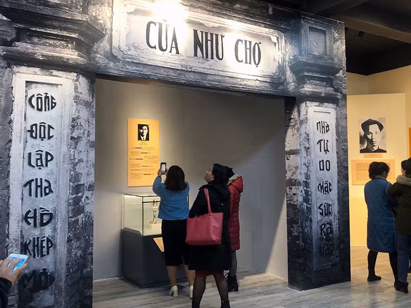 Tái hiện căn nhà của đồng chí Ngô Gia Tự.