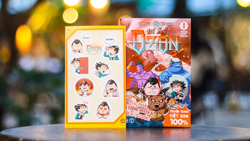 Bộ truyện "Bí ẩn Ozon". (Ảnh: Nhà xuất bản Kim Đồng)