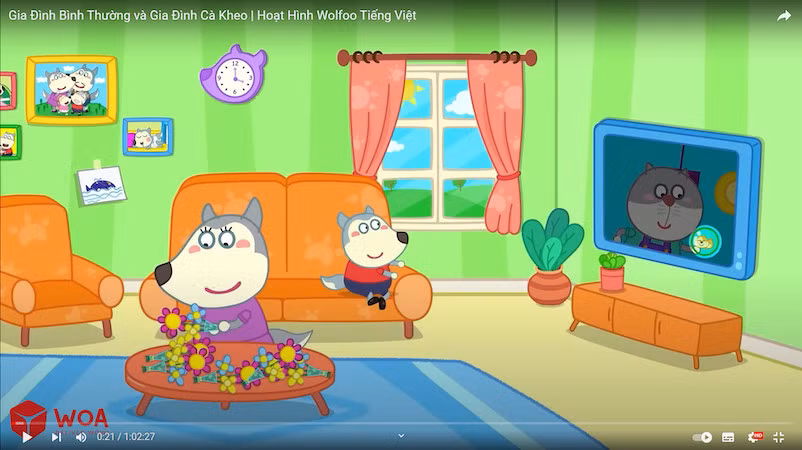 Hoạt hình Wolfoo do Sconnect Việt Nam sản xuất đạt khoảng 3 tỷ lượt xem mỗi tháng, phát hành trên nhiều nền tảng số toàn cầu. (Ảnh chụp màn hình) Hoạt hình Wolfoo do Sconnect Việt Nam sản xuất đạt khoảng 3 tỷ lượt xem mỗi tháng, phát hành trên nhiều nền tảng số toàn cầu. (Ảnh chụp màn hình)