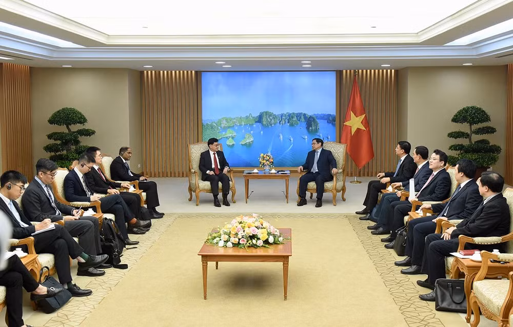 Quang cảnh buổi tiếp.