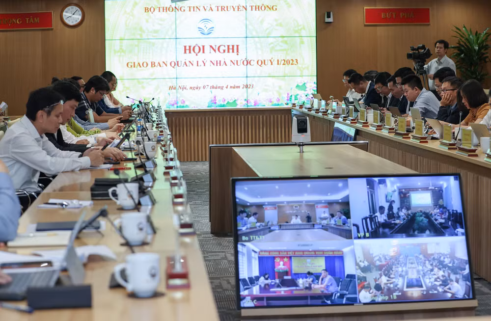 Ngày 7/4, Bộ Thông tin và Truyền thông tổ chức Hội nghị Giao ban quản lý nhà nước quý 1.