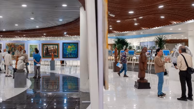 Không gian triển lãm. Không gian triển lãm.