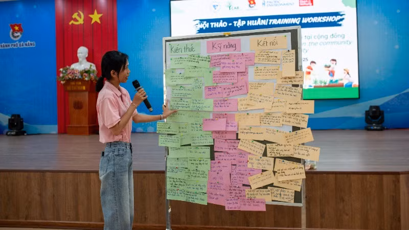 Bảng tổng hợp ý kiến của các bạn thanh niên tại hội thảo.
