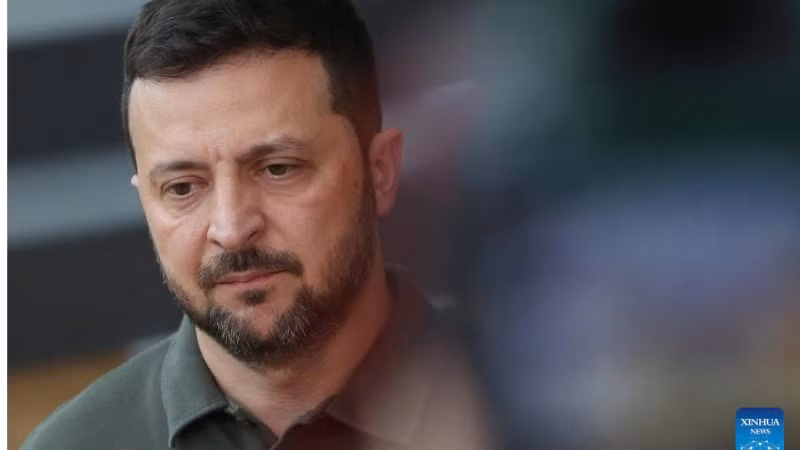 Tổng thống Zelensky khẳng định: "Nếu Nga thực sự sẵn sàng duy trì sự im lặng hoàn toàn và vô điều kiện, Ukraine sẽ hành động tương ứng" đồng thời đề xuất kéo dài thời gian ngừng bắn đến sau lễ Phục sinh. (Ảnh nguồn: TÂN HOA XÃ)