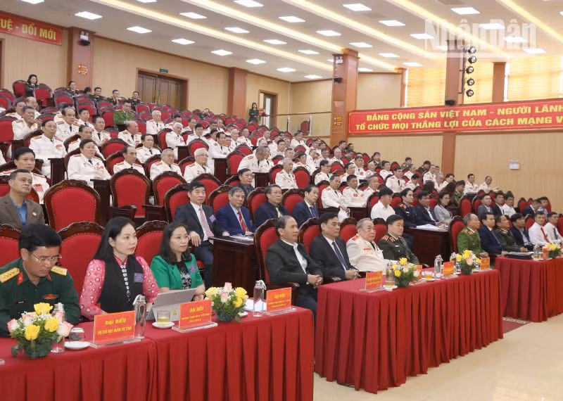 Đại biểu dự Đại hội thành lập Hội Cựu Công an nhân dân tỉnh Sơn La nhiệm kỳ 2023-2028.