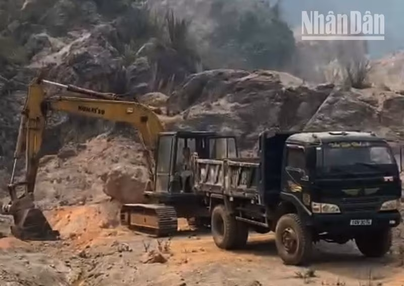 Huyện Mộc Châu không phát hiện hoạt động khai thác khoáng sản trái phép giữa ban ngày? ảnh 2 Huyện Mộc Châu không phát hiện hoạt động khai thác khoáng sản trái phép giữa ban ngày? ảnh 2