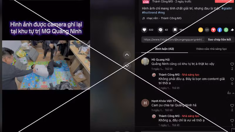 Hình ảnh dàn dựng với mục đích câu like, câu view của đối tượng Đ.T.C. Hình ảnh dàn dựng với mục đích câu like, câu view của đối tượng Đ.T.C.