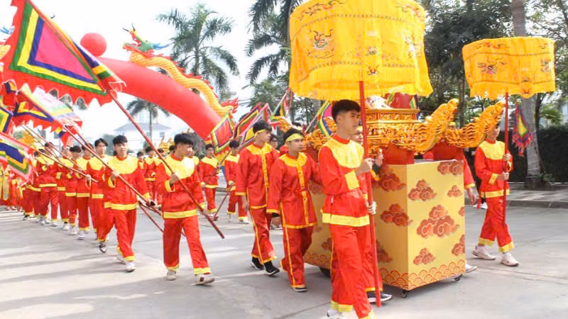 Lễ Cấp thủy là một nghi lễ quan trọng của Lễ hội Đền Xã Tắc, cầu cho 1 năm mưa thuận gió hòa, mùa màng bội thu.