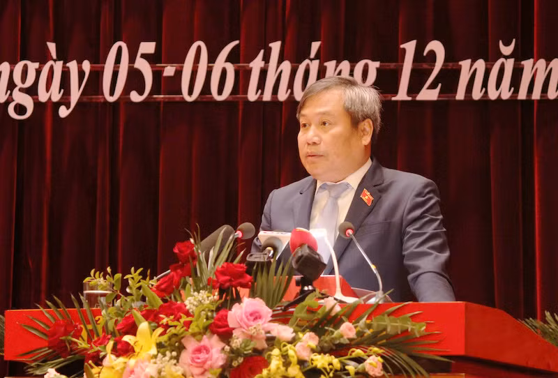 Bí thư Tỉnh ủy Quảng Ninh Vũ Đại Thắng phát biểu chỉ đạo tại kỳ họp. Bí thư Tỉnh ủy Quảng Ninh Vũ Đại Thắng phát biểu chỉ đạo tại kỳ họp.