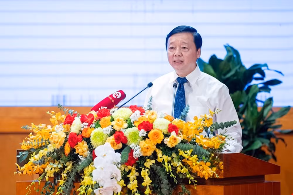 Phó Thủ tướng Chính phủ Trần Hồng Hà phát biểu tại Hội thảo.