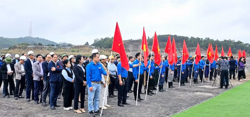Các lực lượng tham gia Lễ phát động Tết trồng cây Xuân Giáp Thìn 2024.