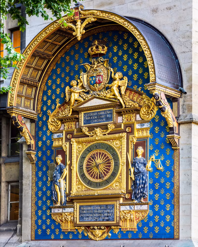 Đồng hồ Conciergerie lâu đời tại Paris. (Ảnh: LT) Đồng hồ Conciergerie lâu đời tại Paris. (Ảnh: LT)