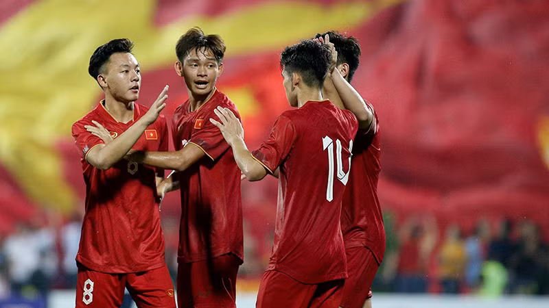 VCK U23 châu Á là nhiệm vụ trọng điểm của U23 Việt Nam trong năm. (Ảnh: Ngọc Phương)