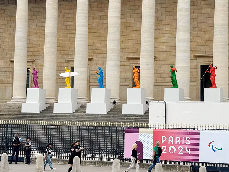 Người Paris bản địa phần lớn đều đi du lịch vào thời điểm diễn ra Olympic vì không thích sự đông đúc. (Ảnh: LT)