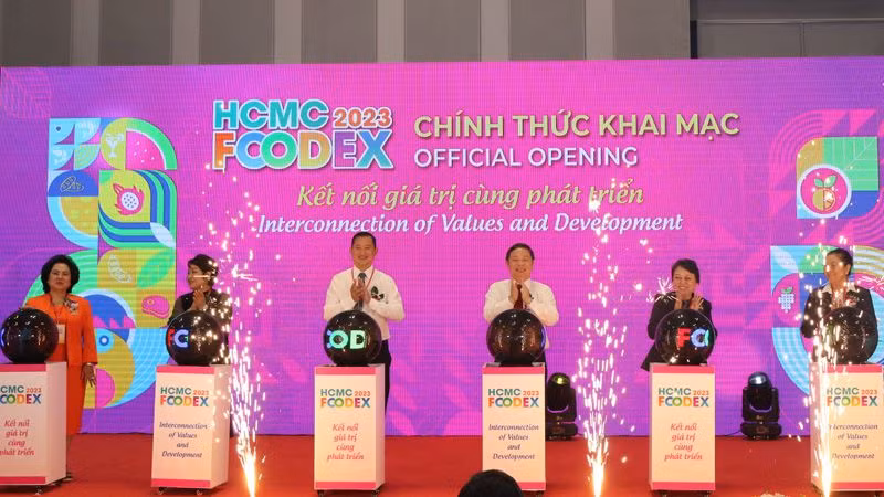 Khai mạc Triển lãm Quốc tế ngành lương thực, thực phẩm TP Hồ Chí Minh