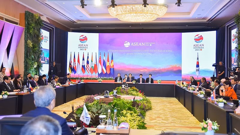 Quang cảnh Hội nghị Bộ trưởng Ngoại giao ASEAN-Hàn Quốc.