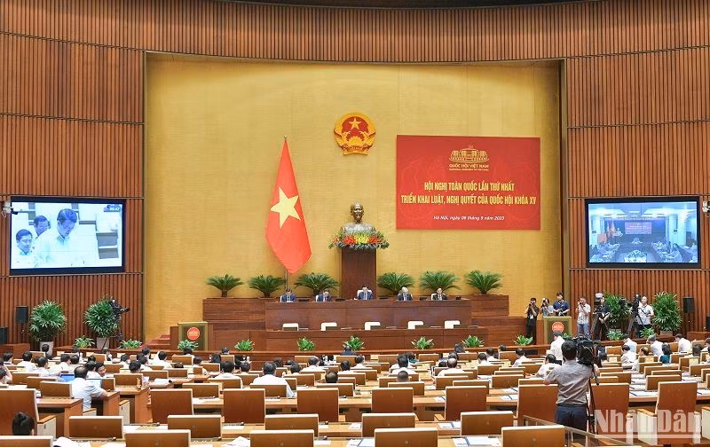Quang cảnh hội nghị. (Ảnh: DUY LINH) Quang cảnh hội nghị. (Ảnh: DUY LINH)