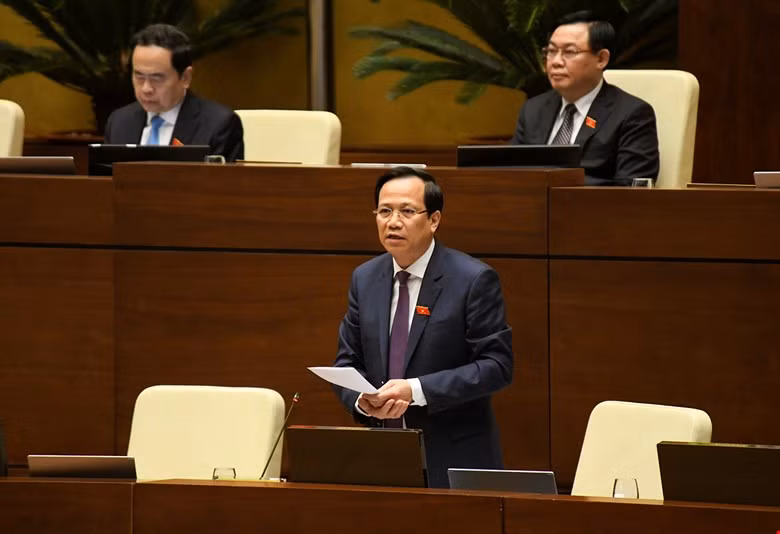 Bộ trưởng Lao động-Thương binh và Xã hội Đào Ngọc Dung. Bộ trưởng Lao động-Thương binh và Xã hội Đào Ngọc Dung.