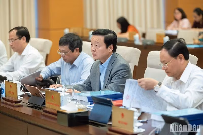 Phó Thủ tướng Trần Hồng Hà và các đại biểu dự phiên họp. (Ảnh: DUY LINH) Phó Thủ tướng Trần Hồng Hà và các đại biểu dự phiên họp. (Ảnh: DUY LINH)