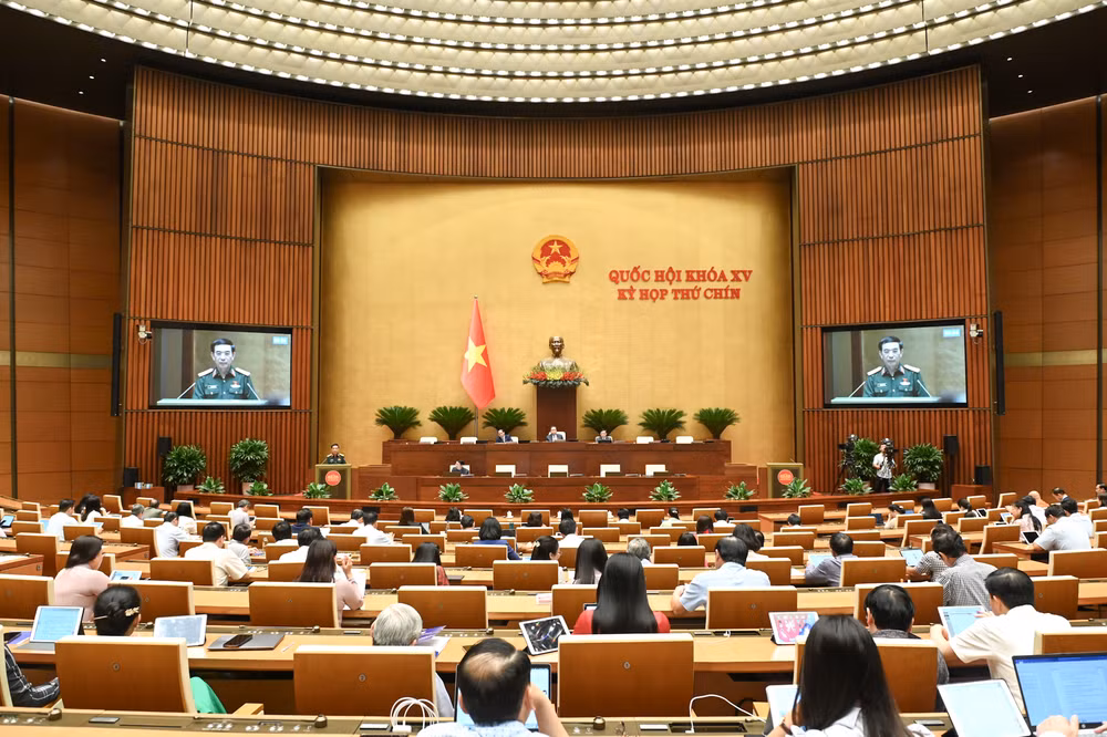 Quang cảnh phiên họp chiều 27/5. (Ảnh: BÙI GIANG)