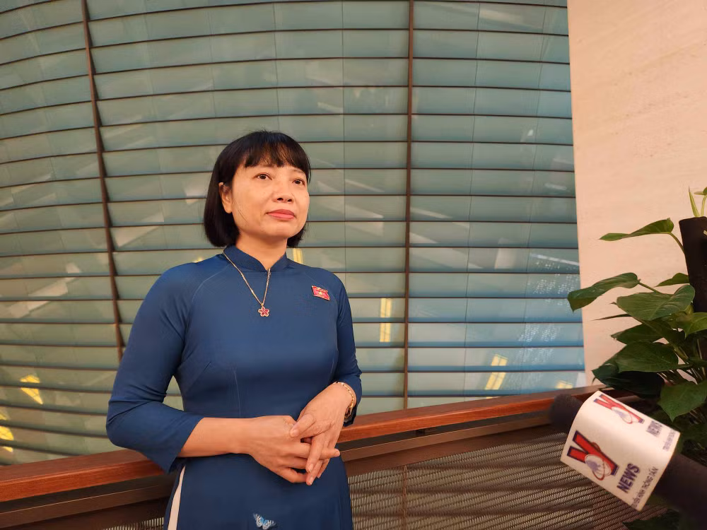 Đại biểu Nguyễn Thị Việt Nga (đoàn Hải Dương). Đại biểu Nguyễn Thị Việt Nga (đoàn Hải Dương).