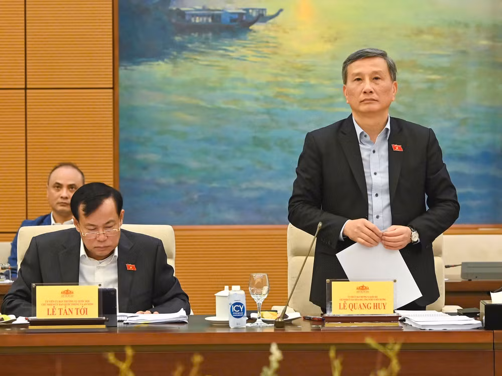 Chủ nhiệm Ủy ban Khoa học, Công nghệ và Môi trường Lê Quang Huy. (Ảnh: DUY LINH) Chủ nhiệm Ủy ban Khoa học, Công nghệ và Môi trường Lê Quang Huy. (Ảnh: DUY LINH)