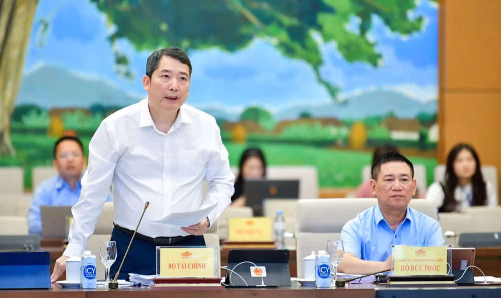 Thứ trưởng Tài chính Cao Anh Tuấn. (Ảnh: DUY LINH)