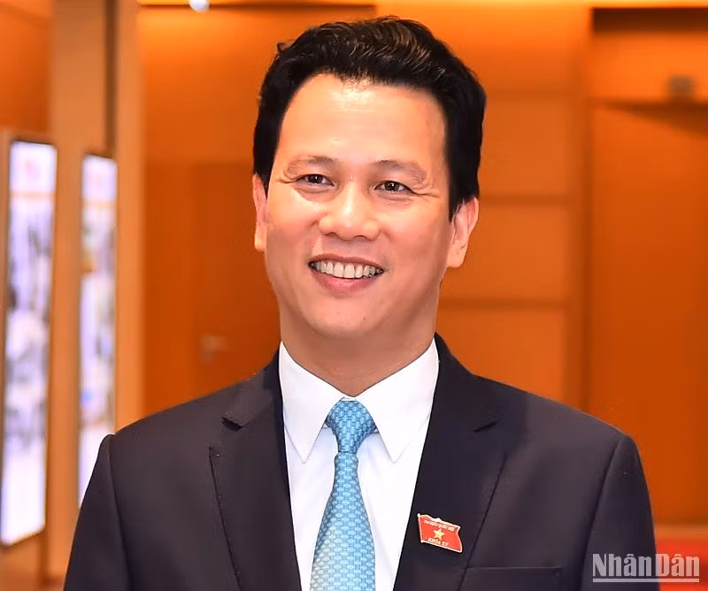 Tân Bộ trưởng Tài nguyên và Môi trường Đặng Quốc Khánh. (Ảnh: THỦY NGUYÊN)