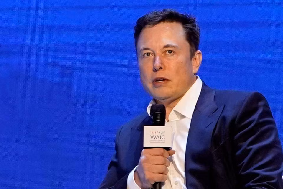 CEO Tesla Elon Musk dự Hội nghị trí tuệ nhân tạo thế giới (WAIC) tại Thượng Hải, Trung Quốc ngày 29/8/2019. (Ảnh: Reuters)