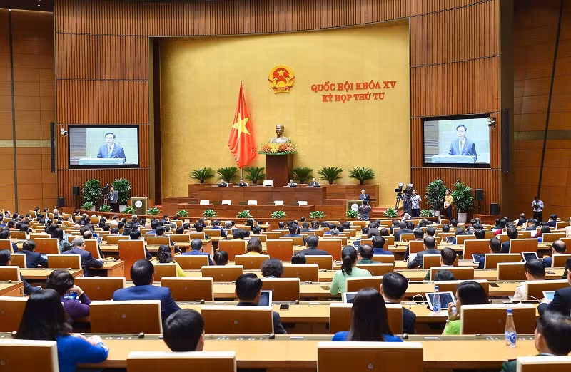 Quang cảnh Kỳ họp thứ 4, Quốc hội khóa XV.