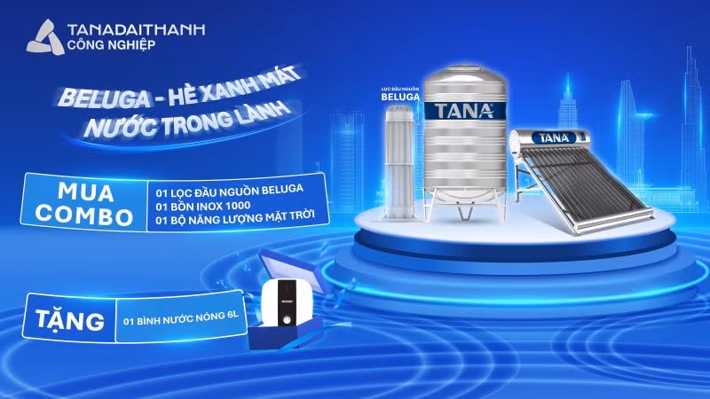 Combo siêu hời “Beluga - Hè xanh mát, nước trong lành”.