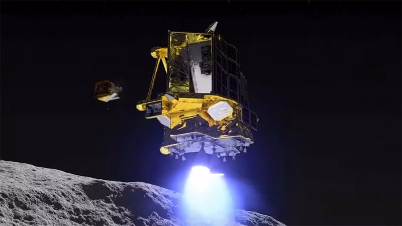 Tàu đổ bộ thông minh khảo sát Mặt Trăng (SLIM) của Nhật Bản. (Nguồn: JAXA)