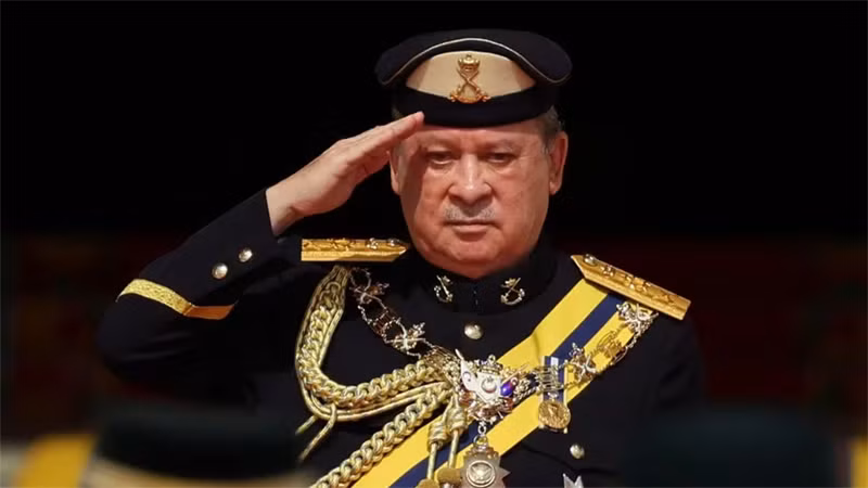 Quốc vương thứ 17 của Malaysia Sultan Ibrahim đăng quang. Ảnh: REUTERS