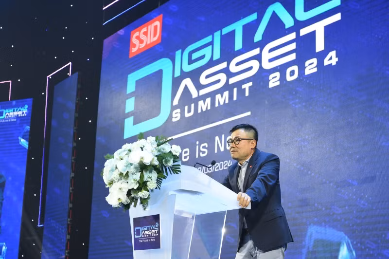 Đại diện SSI Digital phát biểu tại Diễn đàn.
