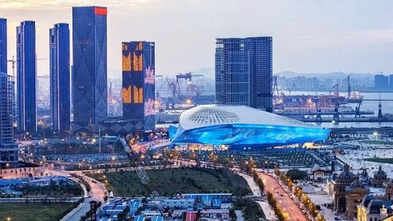 Trung tâm Hội nghị WEF tại Đại Liên, Trung Quốc.
