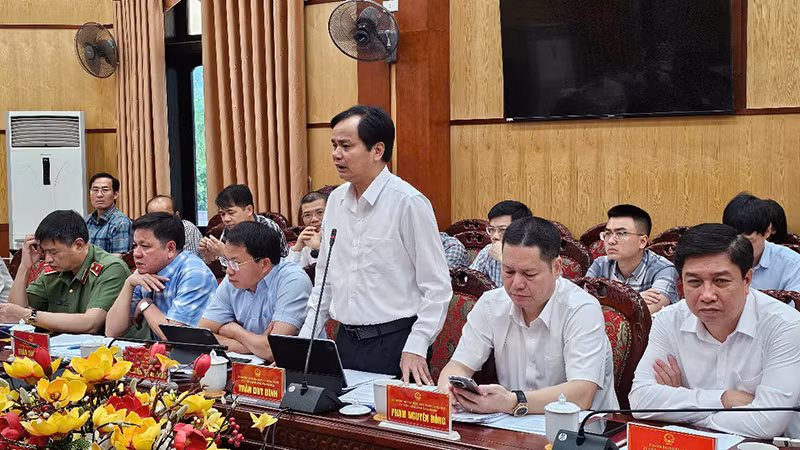 Sở Khoa học và Công nghệ Thanh Hóa báo cáo thực hiện nhiệm vụ được giao.