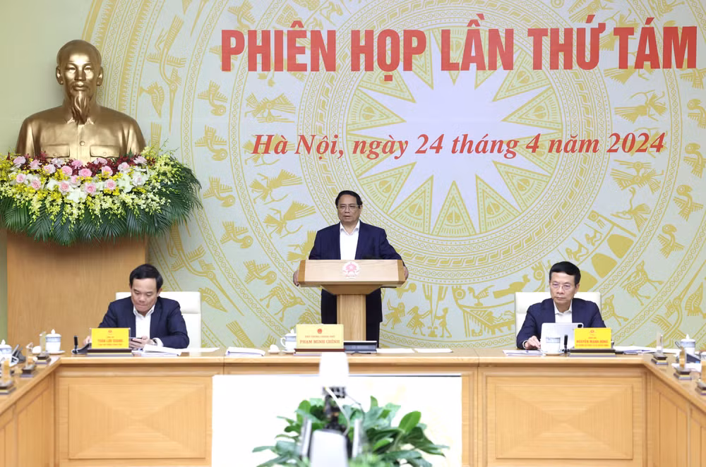 Thủ tướng Phạm Minh Chính chủ trì phiên họp.