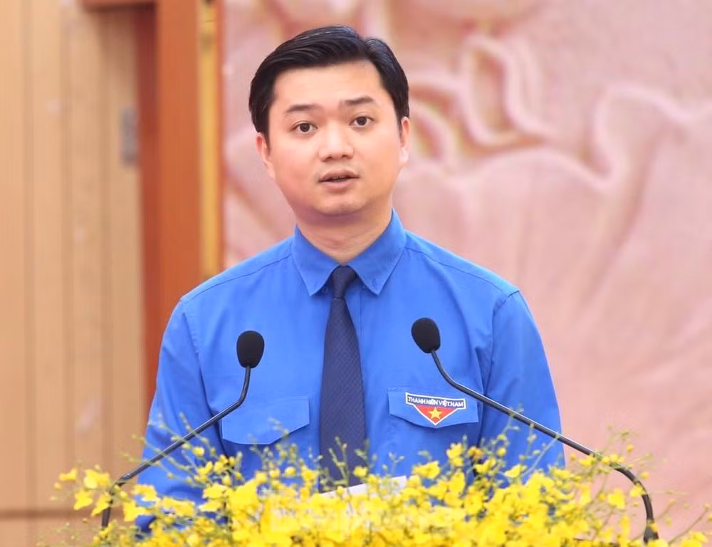 Anh Nguyễn Minh Triết - Bí thư Trung ương Đoàn TNCS Hồ Chí Minh, Chủ tịch Trung ương Hội Sinh viên Việt Nam. 