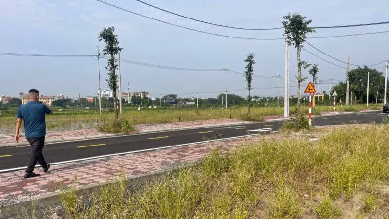 Khu đất đấu giá Dộc Tranh, xã Trạch Mỹ Lộc, huyện Phúc Thọ. 