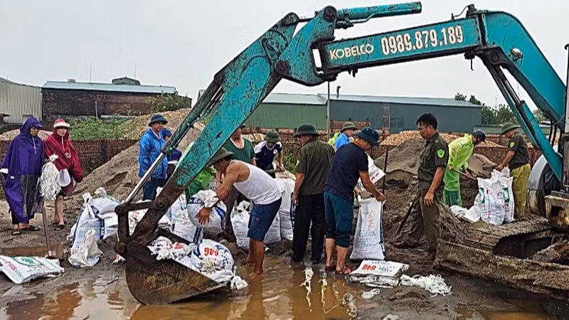 Các địa phương sẵn sàng nhân lực, vật tư, phương tiện ứng phó bão số 3. 