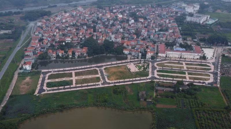 Khu đất dự kiến đấu giá. 