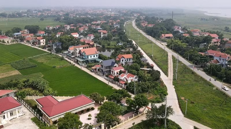 Diện mạo huyện Ba Vì ngày càng khang trang.