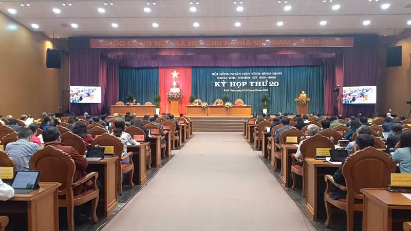Quang cảnh kỳ họp.